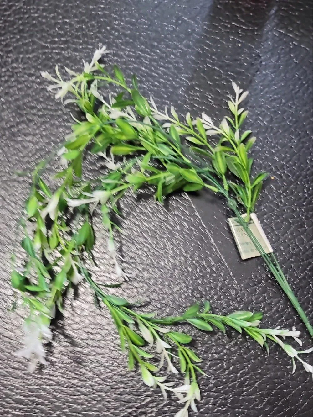 Artificial Greenery Foral Plant with White Tips